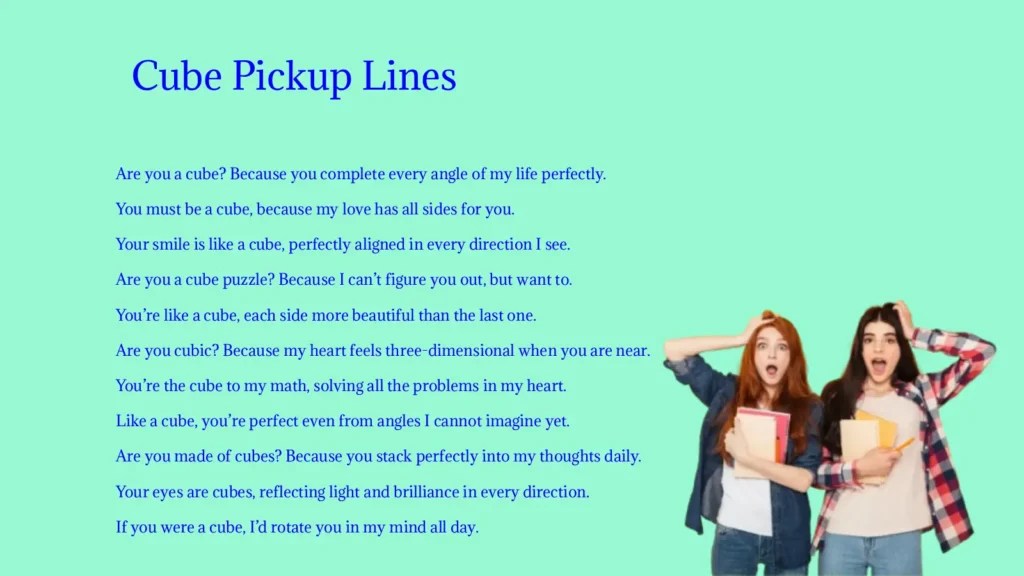 Clever Cube Pickup Lines to Start Fun Conversations