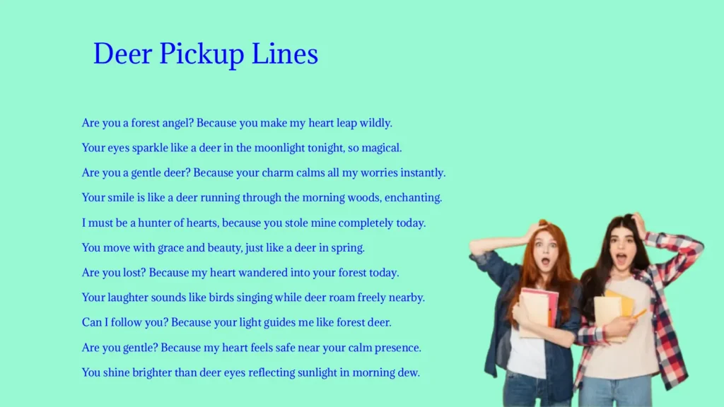 Deer Pickup Lines That Are Cute, Funny & Wild