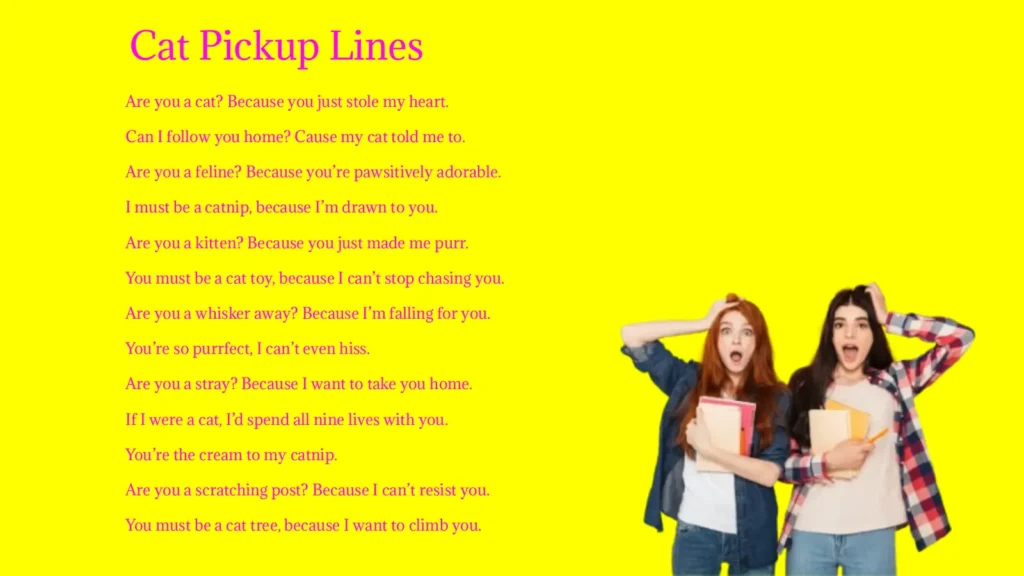 Cat Pickup Lines