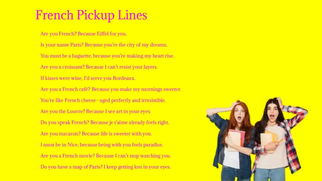 French Pickup Lines