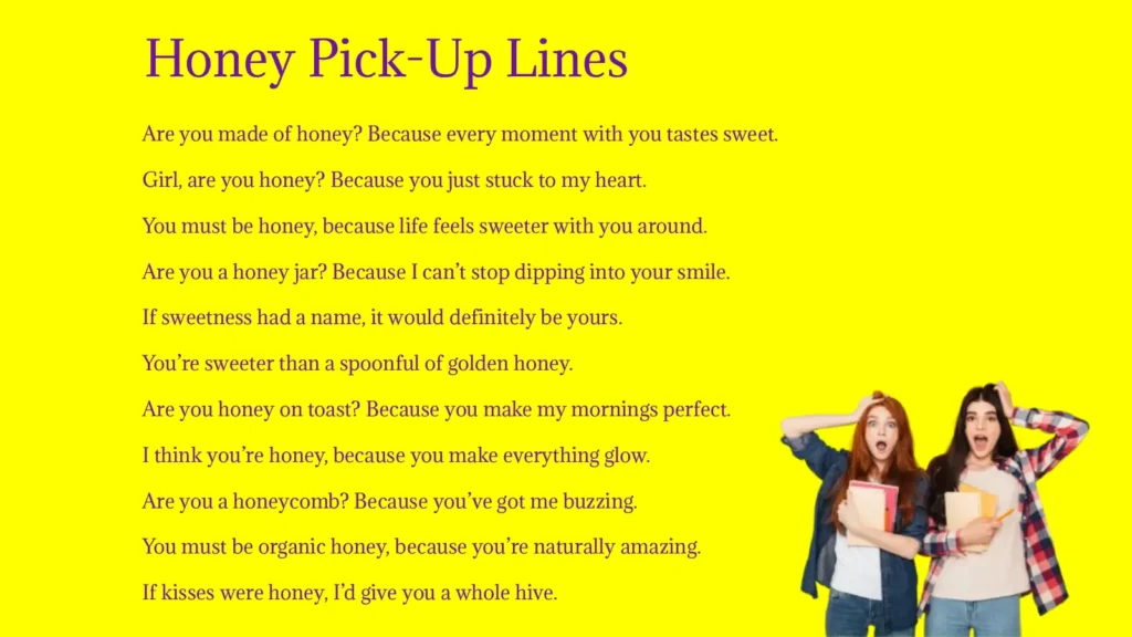 Honey Pick-Up Lines in 2026