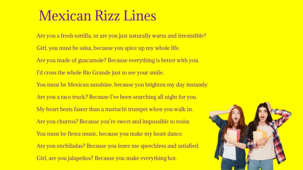 Mexican Rizz Lines