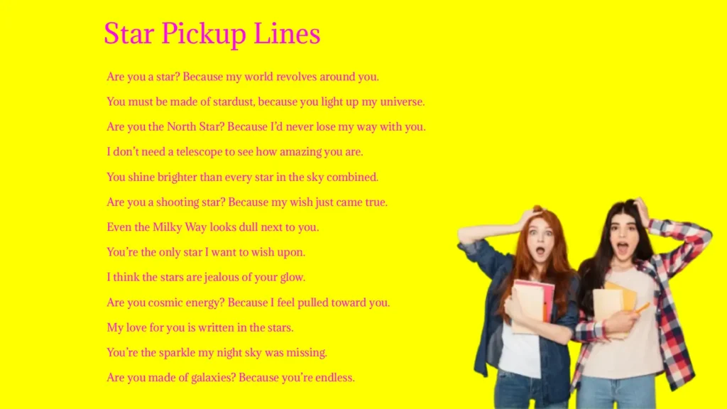 Star Pickup Lines